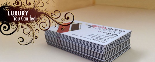 Triple Lush Paper… The Perfect Stock For Your Business Card