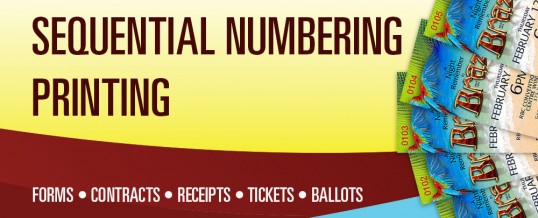 Sequential Numbering Printing